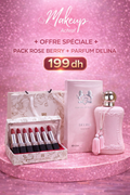 Pack Rose Berry + Parfum Delina