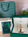 ROLEX FEMMES GOLD TABLEAU ROSE 2025 COFFRET